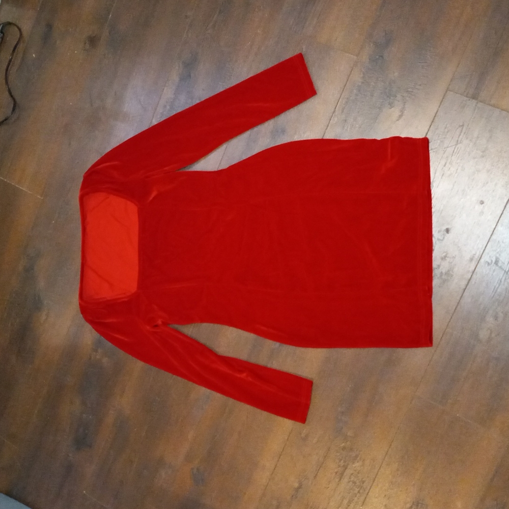 Velvet mini dress